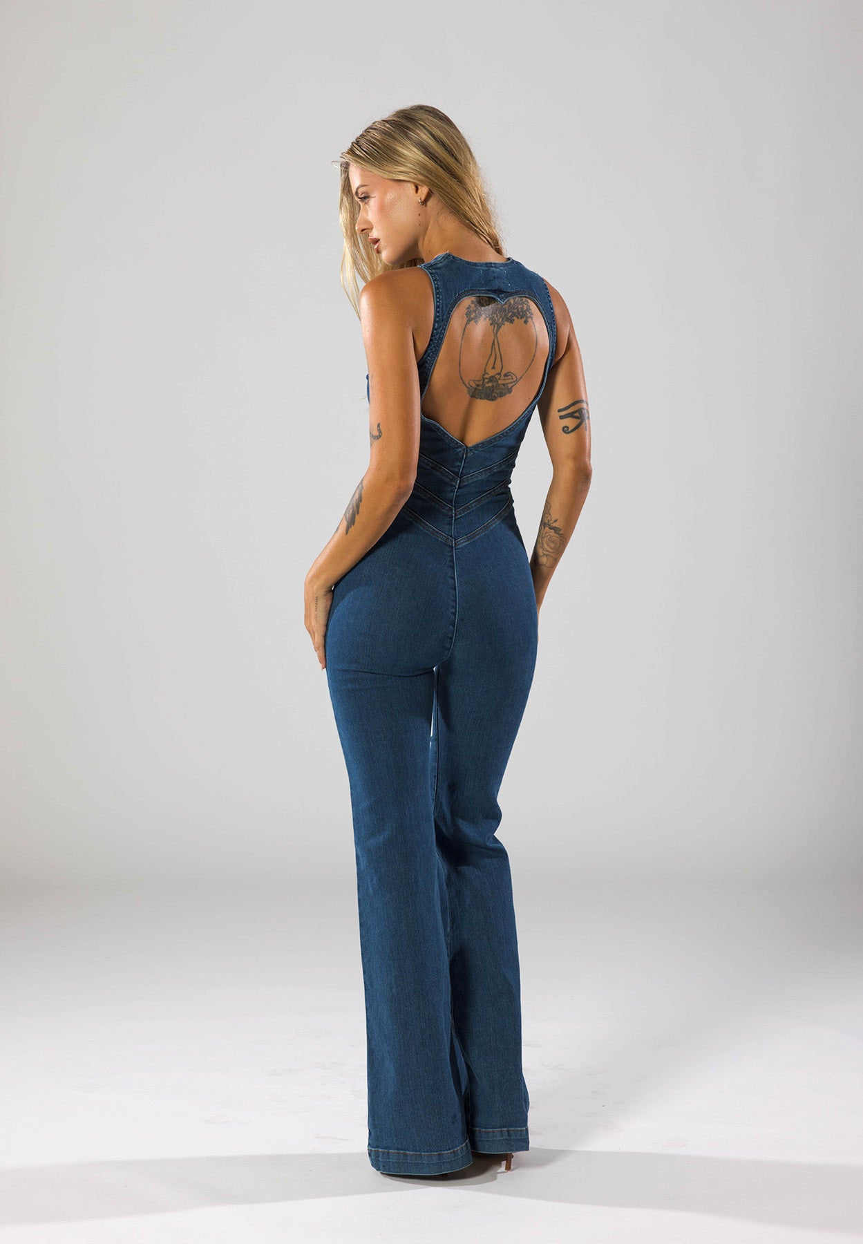 SOPHIA™ | DENIM JUMPSUIT